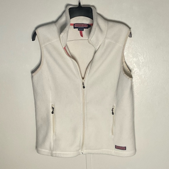 Vineyard Vines Jackets & Blazers - Vineyard Vines Ivory Fleece Vest